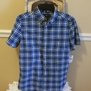 Ralph Lauren - Navy Plaid - Size XL (18/20) NWT